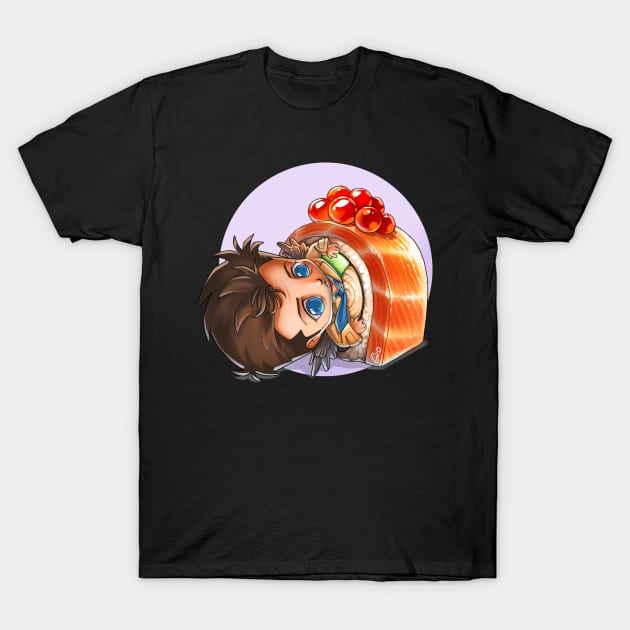 Castiel Sushi 2 T-Shirt by GioGui